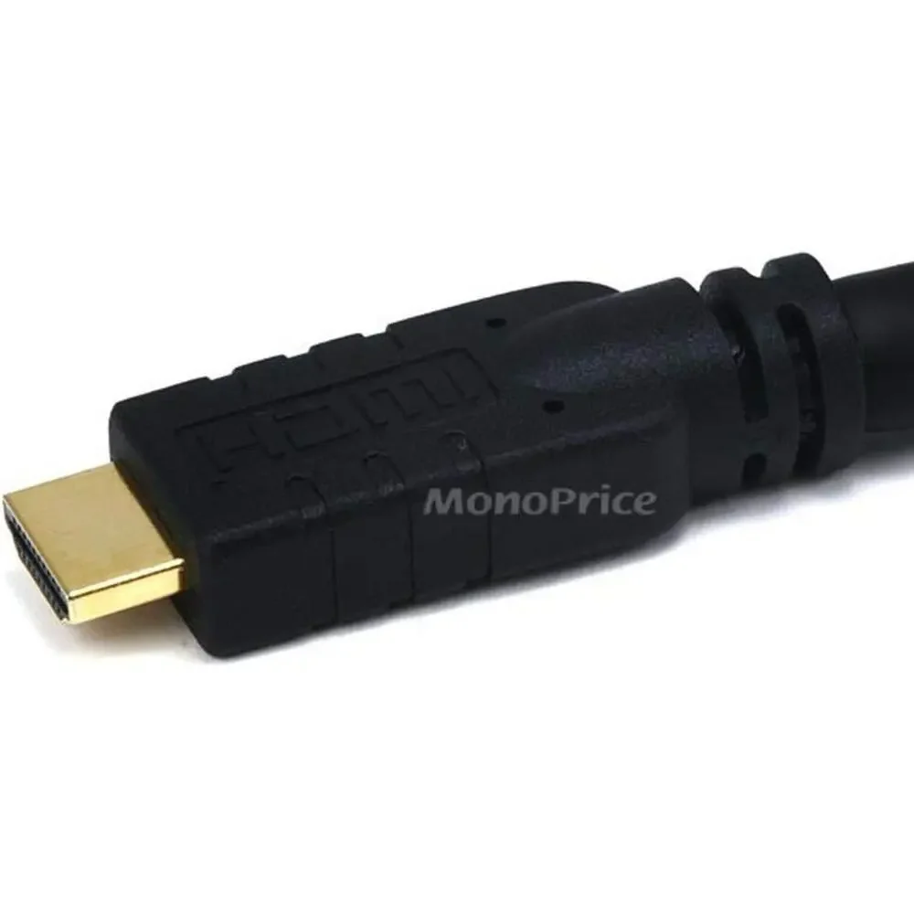 Monoprice 25ft 22AWG CL2 High Speed HDMI to DVI Adapter Cable - Black